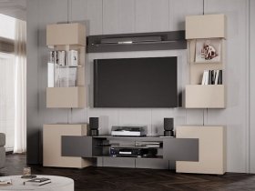 Гостиная Фэнтези (кашемир/графит) в Тикси - tiksi.mebel-nsk.ru | фото