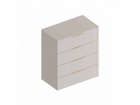 Комод с 4 ящ. «Тефия» (тефия/софт сантьяго) в Тикси - tiksi.mebel-nsk.ru | фото