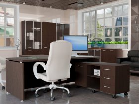 Комплект офисной мебели Президент-ПРО в Тикси - tiksi.mebel-nsk.ru | фото