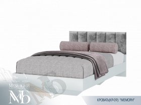 Кровать 1,2м Мемори КР-09 в Тикси - tiksi.mebel-nsk.ru | фото