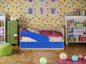 Кровать детская Бабочки 2,0 м в Тикси - tiksi.mebel-nsk.ru | фото