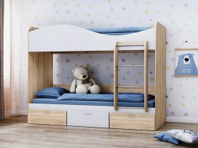 Кровать детская двухъярусная Кр-5 в Тикси - tiksi.mebel-nsk.ru | фото