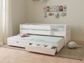 Кровать двухуровневая с ящиками «Лапландия» в Тикси - tiksi.mebel-nsk.ru | фото