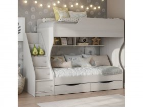 Кровать двухъярусная Каприз-22 КПР.22 в Тикси - tiksi.mebel-nsk.ru | фото