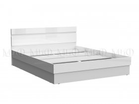 Кровать двуспальная 1,4 м Челси (белый) в Тикси - tiksi.mebel-nsk.ru | фото