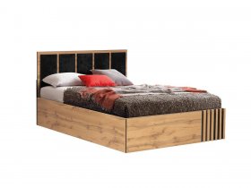 Кровать двуспальная с подъем. мех. 1,6 м Либерти 51.20 в Тикси - tiksi.mebel-nsk.ru | фото