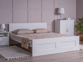 Кровать двуспальная 1,6м Сириус в Тикси - tiksi.mebel-nsk.ru | фото