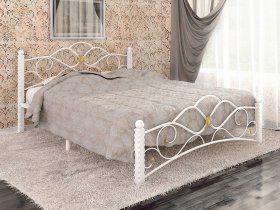 Кровать двуспальная Гарда-3 на металлокаркасе 1,4 м в Тикси - tiksi.mebel-nsk.ru | фото