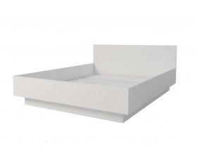 Кровать двуспальная Мебелевс 1,6 м (белый) в Тикси - tiksi.mebel-nsk.ru | фото
