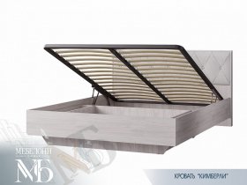 Кровать двуспальная с подъем. мех. 1,6 м  Кимберли КР-13 в Тикси - tiksi.mebel-nsk.ru | фото