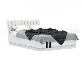 Кровать двуспальная с подъем.мех. 1,6м Магнолия в Тикси - tiksi.mebel-nsk.ru | фото