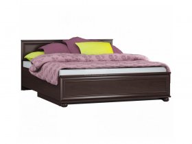Кровать двуспальная с подъемным механизмом Верди СБ-1463/1 в Тикси - tiksi.mebel-nsk.ru | фото