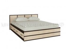 Кровать двуспальная Сакура 1,4 м в Тикси - tiksi.mebel-nsk.ru | фото