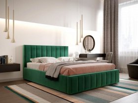 Кровать мягкая 1,4 Вена стандарт, вар.1 в Тикси - tiksi.mebel-nsk.ru | фото