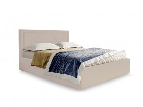 Кровать мягкая 1,6 Сиеста стандарт, вар.2 в Тикси - tiksi.mebel-nsk.ru | фото