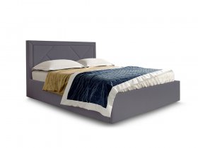 Кровать мягкая 1,6 Сиеста стандарт, вар.3 в Тикси - tiksi.mebel-nsk.ru | фото