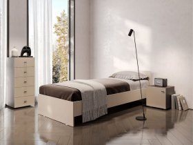 Кровать односпальная 0,9м Гиза в Тикси - tiksi.mebel-nsk.ru | фото