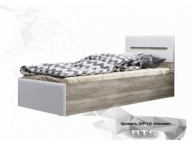 Кровать односпальная Наоми КР-12 в Тикси - tiksi.mebel-nsk.ru | фото