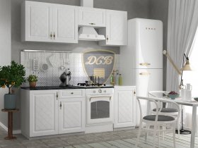 Кухонный гарнитур Гранд (белый) в Тикси - tiksi.mebel-nsk.ru | фото