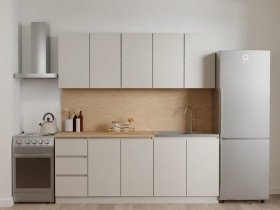 Кухонный гарнитур Мори 2,0 м (сатин) в Тикси - tiksi.mebel-nsk.ru | фото