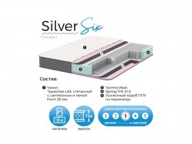 Матрас Silver Six в Тикси - tiksi.mebel-nsk.ru | фото