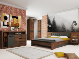 Модульная спальня Глазго в Тикси - tiksi.mebel-nsk.ru | фото