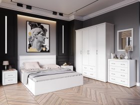 Модульная спальня Леньяна в Тикси - tiksi.mebel-nsk.ru | фото