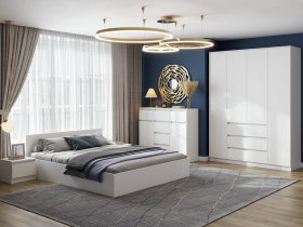 Модульная спальня Ницца в Тикси - tiksi.mebel-nsk.ru | фото