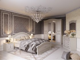 Модульная спальня Николь (Мебельград) в Тикси - tiksi.mebel-nsk.ru | фото
