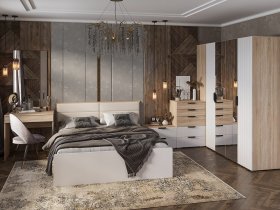 Модульная спальня Норд в Тикси - tiksi.mebel-nsk.ru | фото