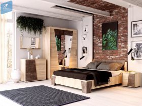 Модульная спальня Санремо в Тикси - tiksi.mebel-nsk.ru | фото