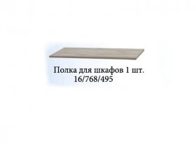 Полка для шкафов (1шт.) Триумф в Тикси - tiksi.mebel-nsk.ru | фото