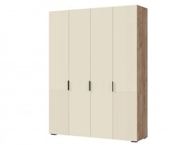 Шкаф четырехстворчатый (комби) Соната ШК-04 в Тикси - tiksi.mebel-nsk.ru | фото