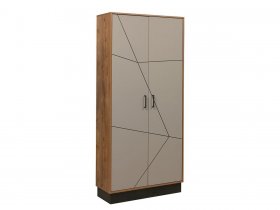 Шкаф двухстворчатый комбинированный для одежды Гамма  54.14 в Тикси - tiksi.mebel-nsk.ru | фото