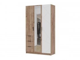 Шкаф трехстворчатый 1200 ШК-03 Орегон в Тикси - tiksi.mebel-nsk.ru | фото