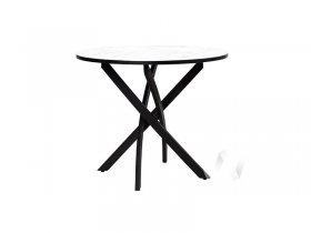 Стол обеденный Лион (мрамор белый/черный) в Тикси - tiksi.mebel-nsk.ru | фото