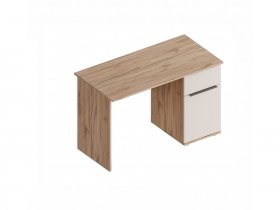 Стол письменный Правый Сицилия (дуб альпийский/тефия) в Тикси - tiksi.mebel-nsk.ru | фото
