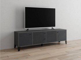Тумба под ТВ Парус-10 (графит/гранит лофт) в Тикси - tiksi.mebel-nsk.ru | фото