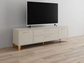 Тумба под ТВ Парус-13 (кашемир) в Тикси - tiksi.mebel-nsk.ru | фото